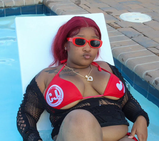 CashJunkie Summer “ red “ Bikini set